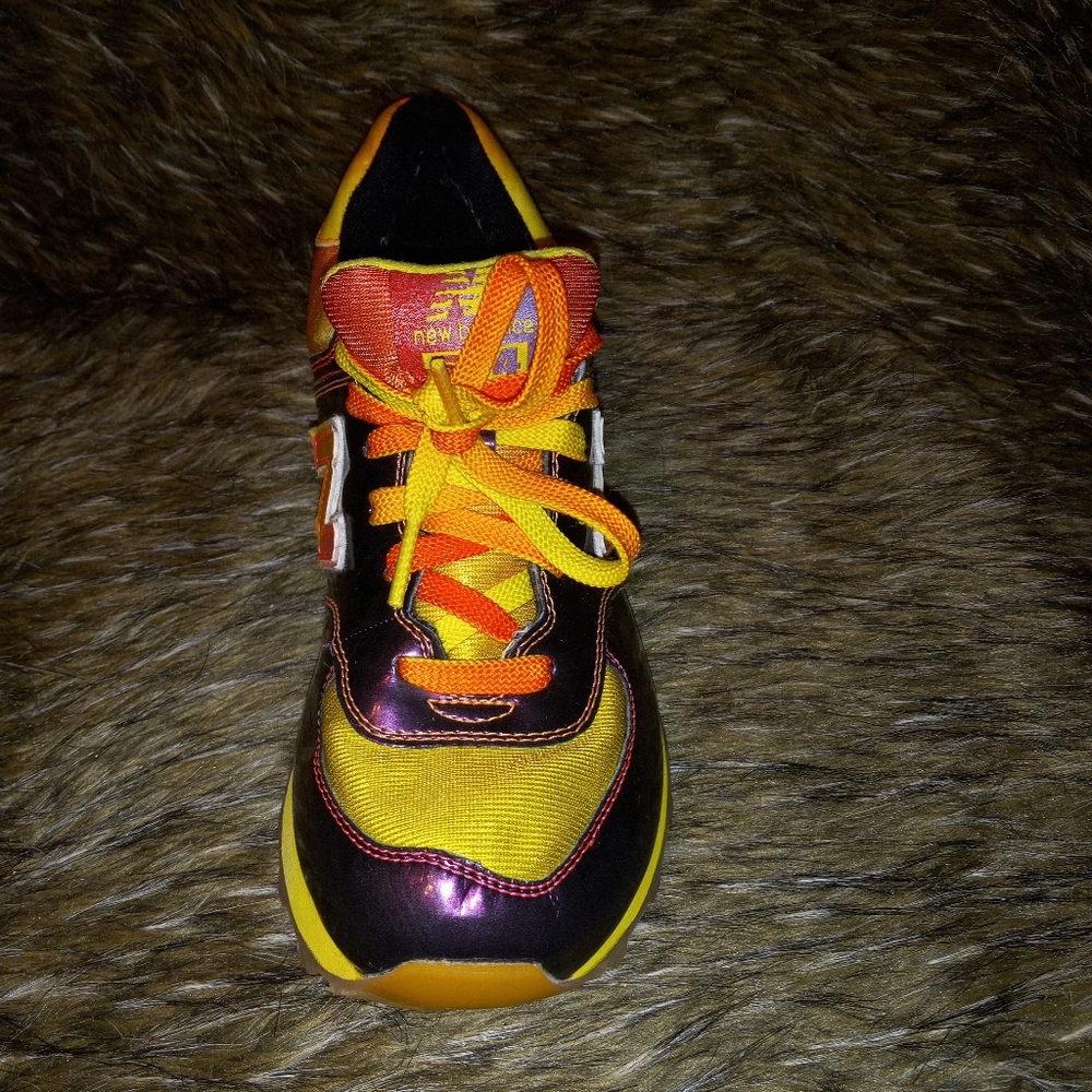 Nike Yellow and Orange Tennis Shoes- 8